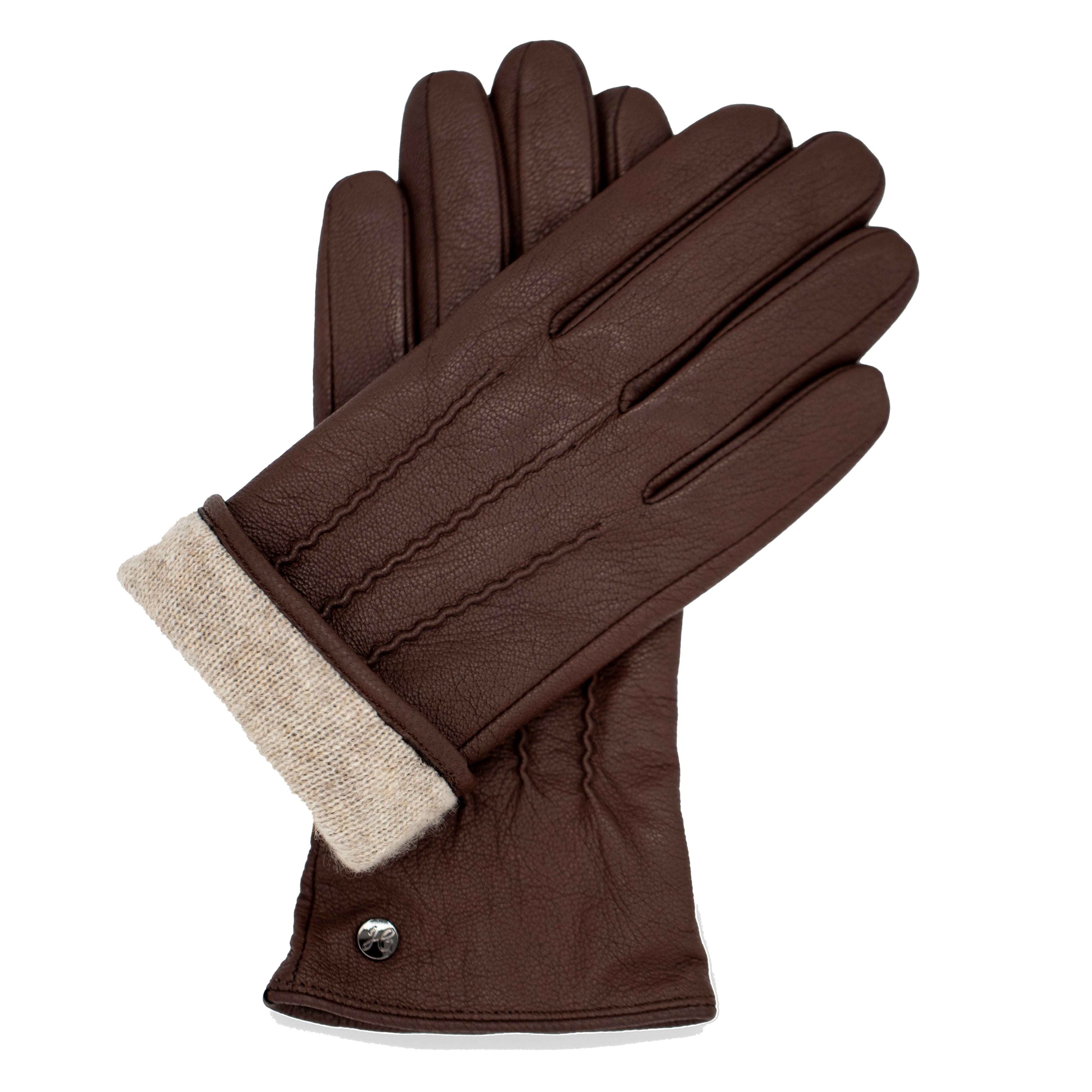 ziegenleder handschuh CHARLIE Ziegenlederhandschuhe mit Kaschmir Wolle Fütterung
