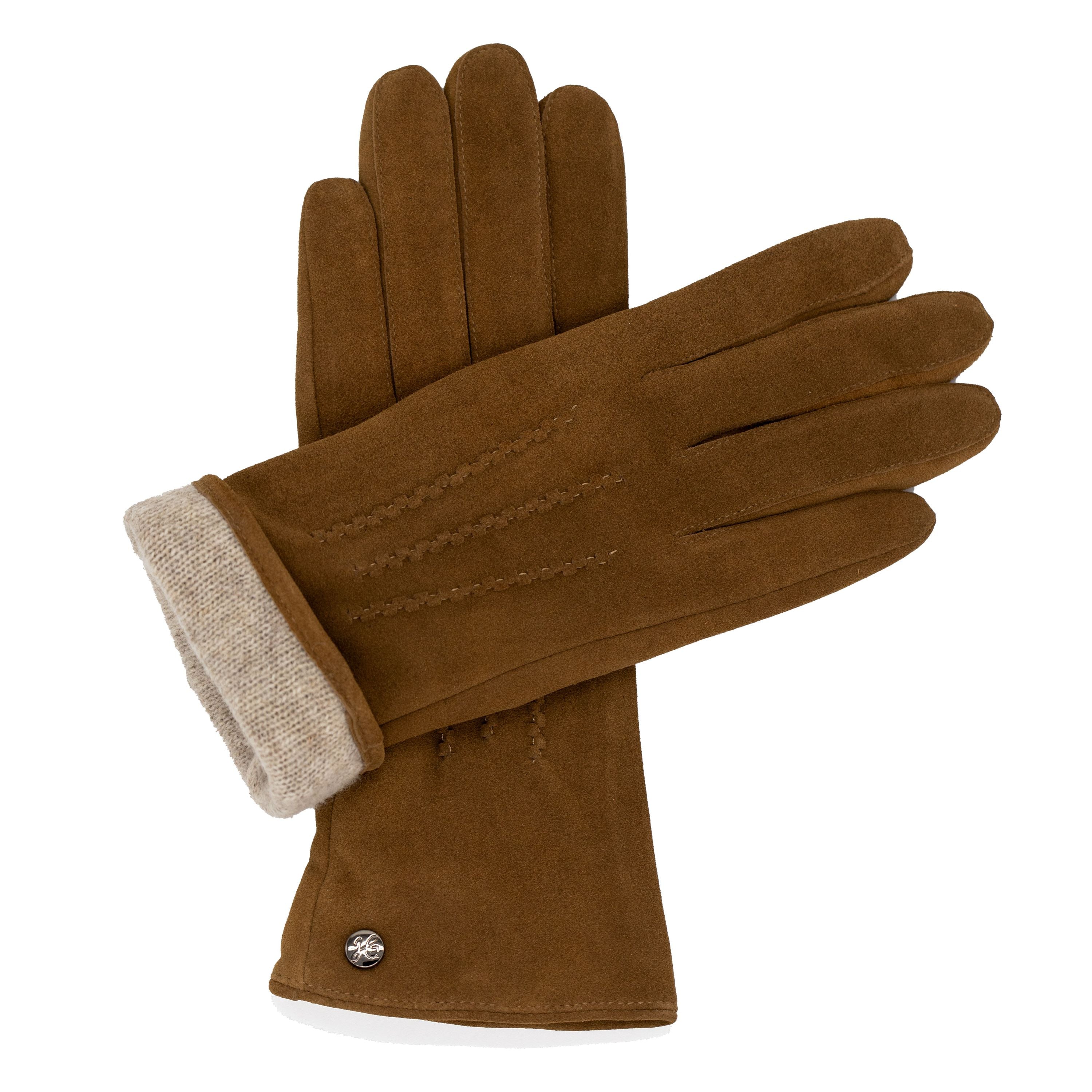 damen handschuhe kaschmir LEYLA – Velourleder Damenhandschuhe mit Kaschmir Wolle Fütterung – Hand Gewand by Weikert®