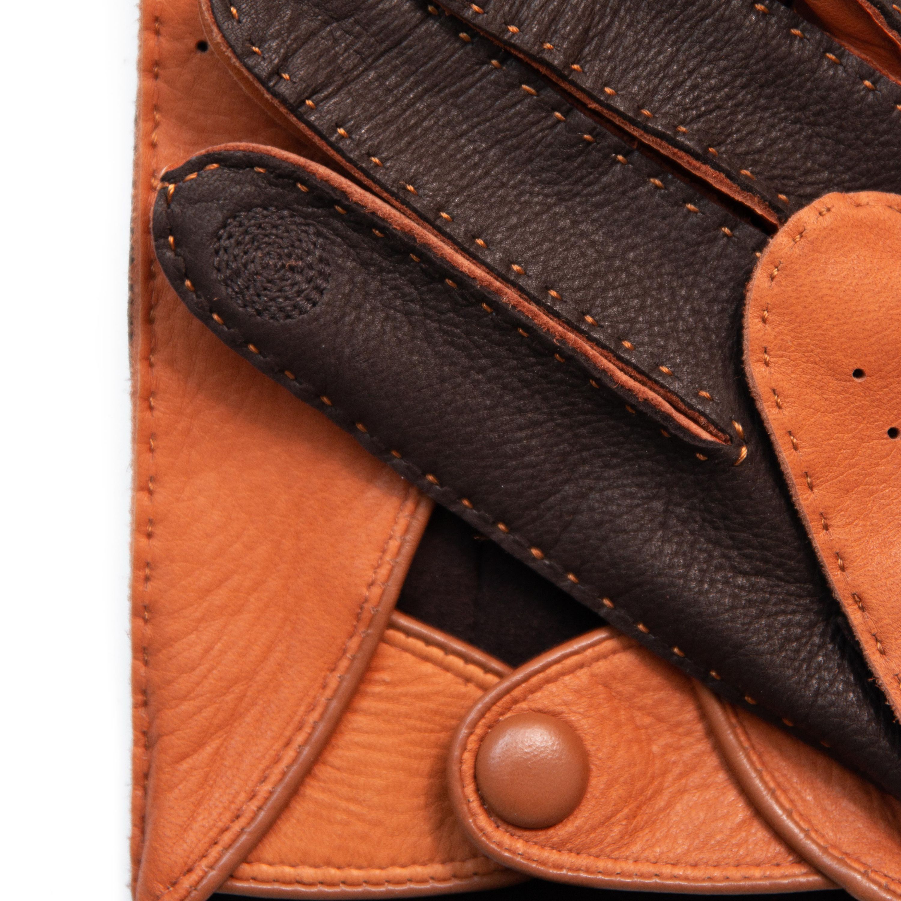 Carla - Hirschleder Autofahrer Handschuhe - Touchfunktion