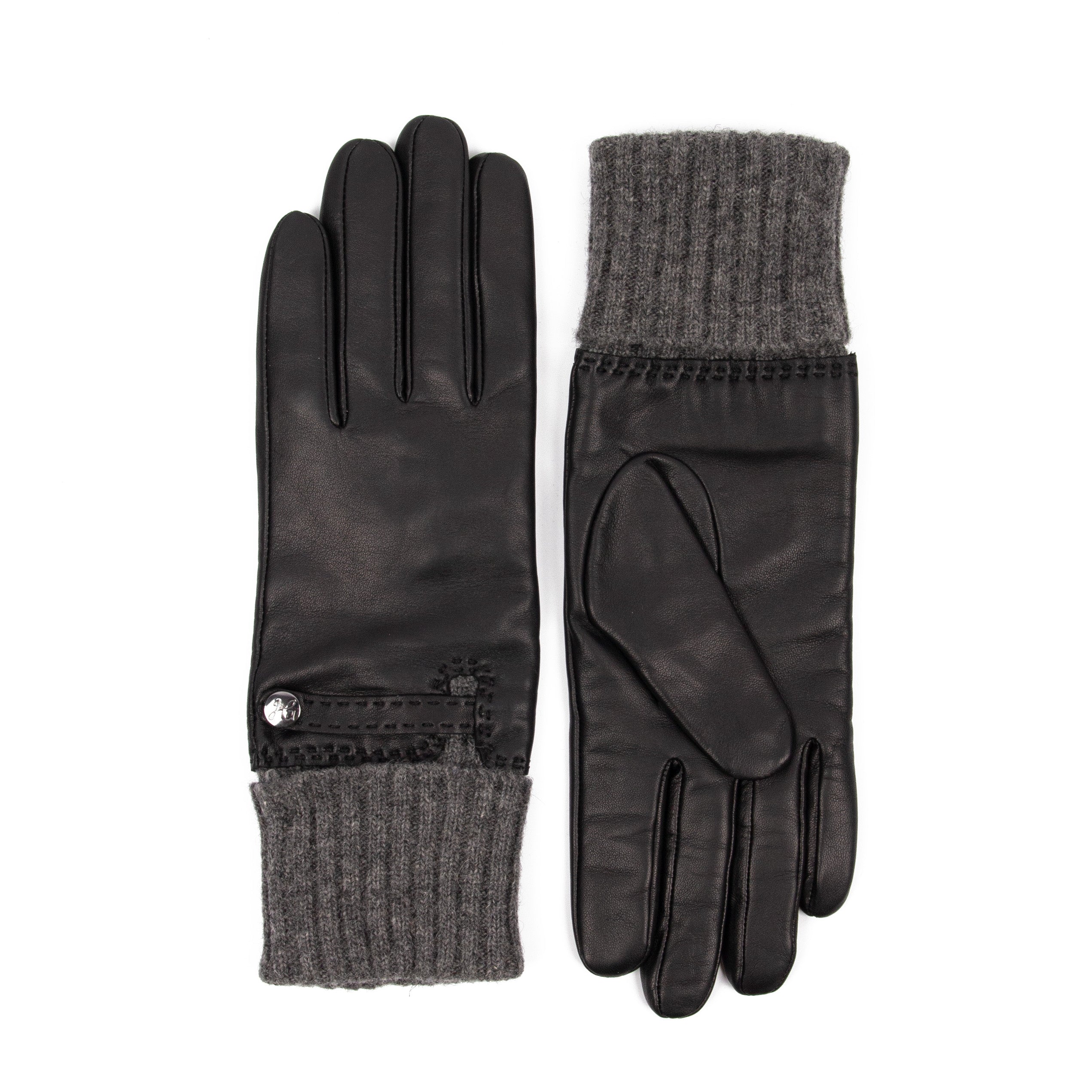 Stella - Lammlederhandschuhe mit Baumwolle-Innenhandschuhe - Touchfunktion