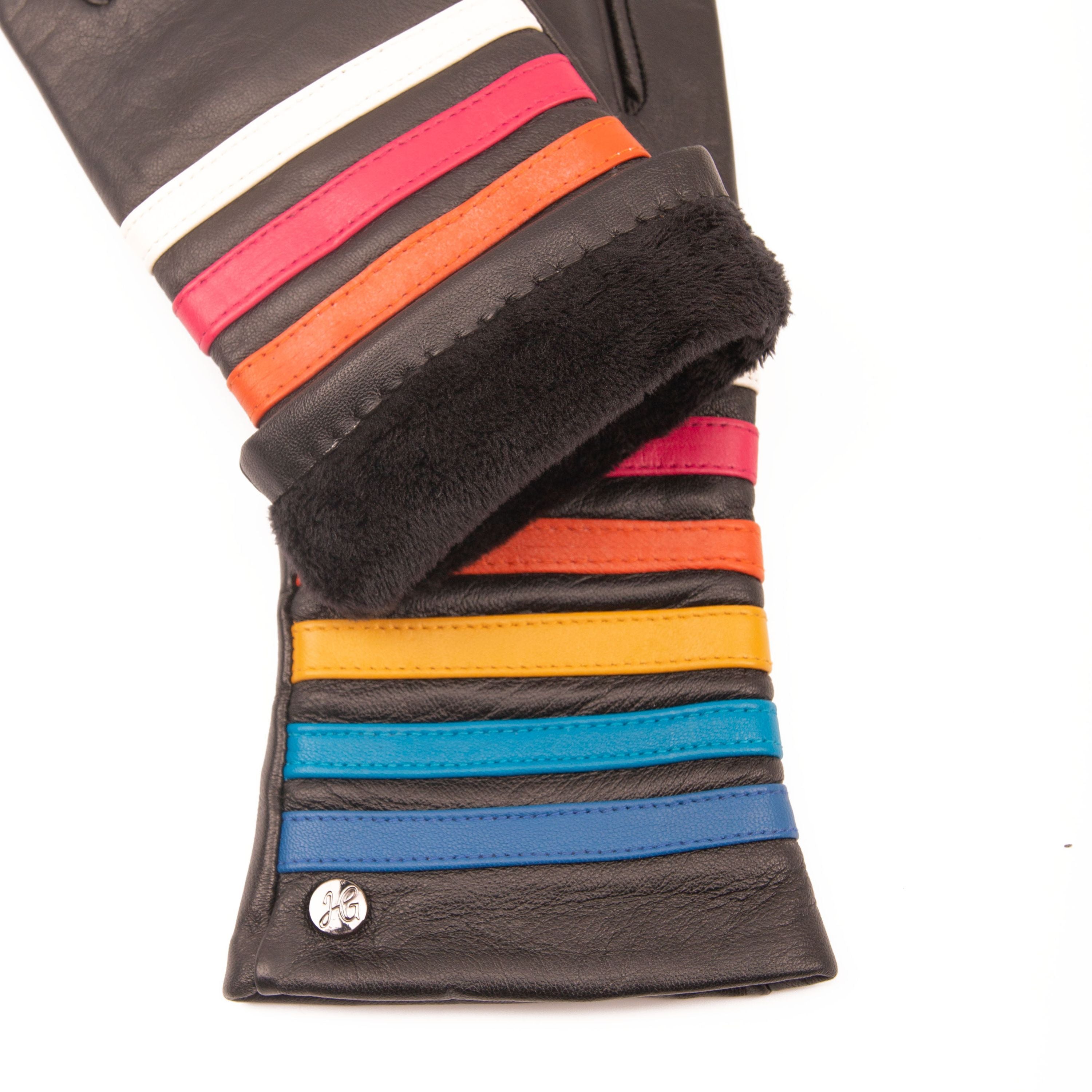 Ms. Pride - Lammlederhandschuhe - Fleece Fütterung - Touchfunktion