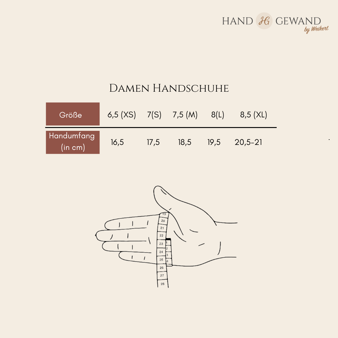 Lilly - Lammvelours Damenfäustling mit Merino Lammfell-Fütterung