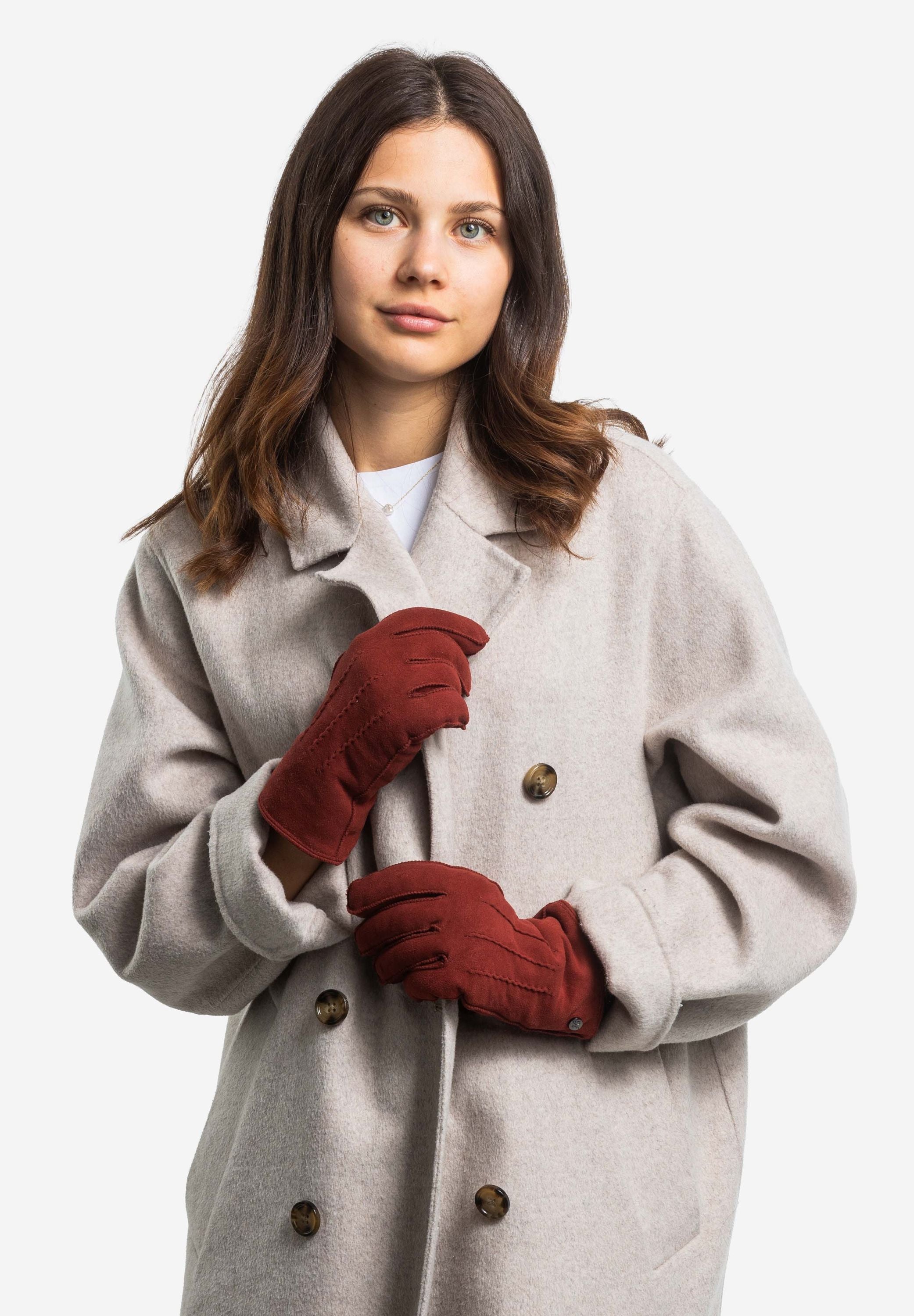 FINJA - Lammfellhandschuhe mit warmer Fütterung
