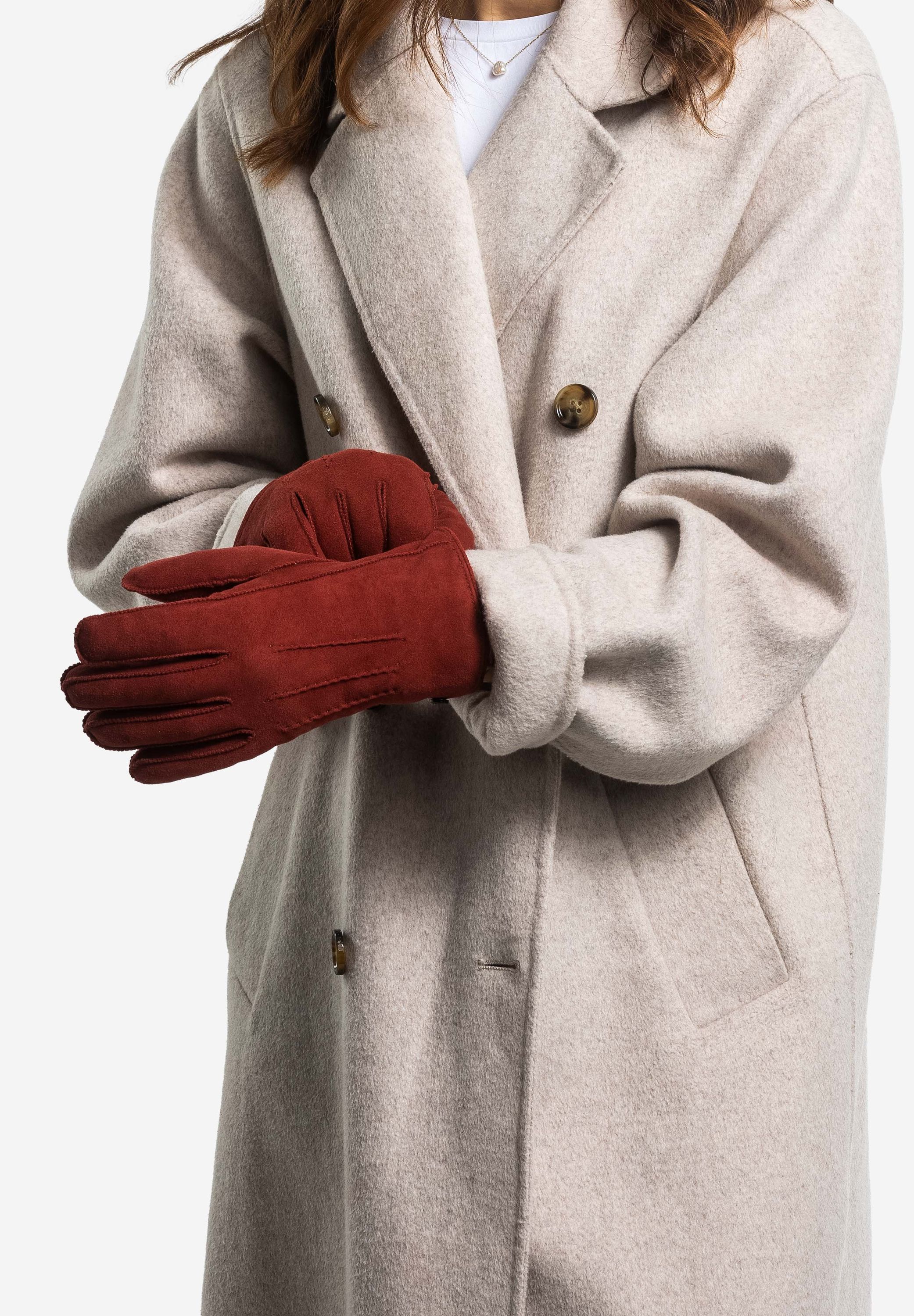 FINJA - Lammfellhandschuhe mit warmer Fütterung