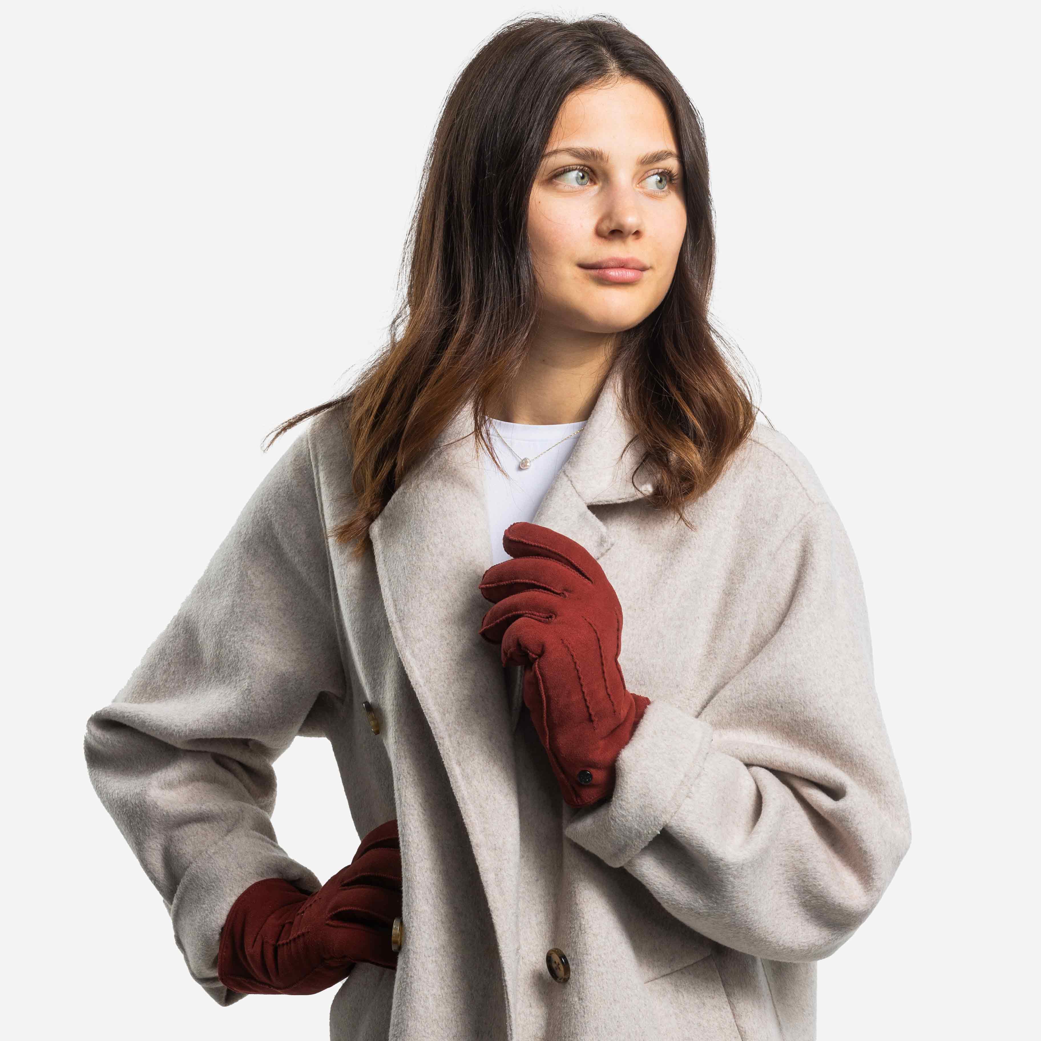 FINJA - Lammfellhandschuhe mit warmer Fütterung