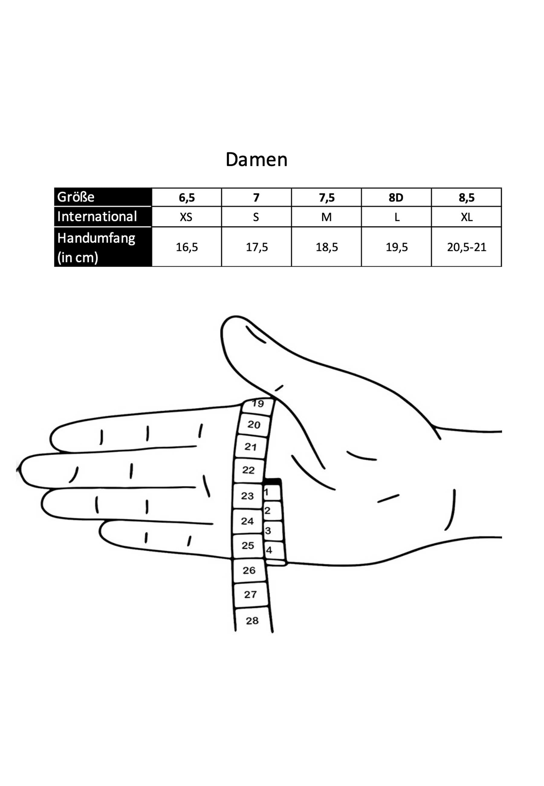 MALA – Hirschlederhandschuhe mit Kaschmir Fütterung SC