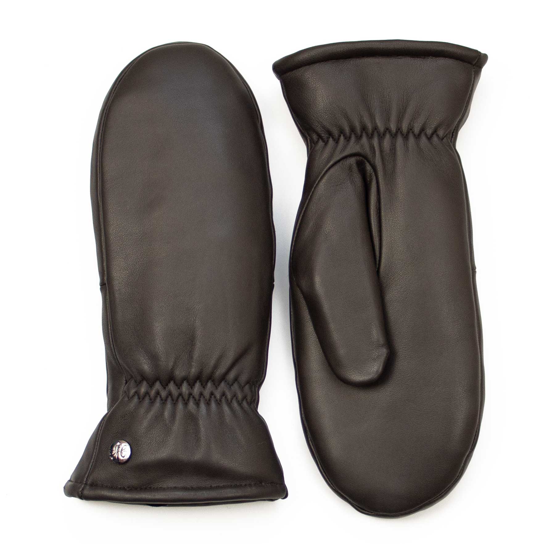 HANNI - Lammleder Damenfäustling mit Merino Lammfell-Fütterung - Touchfunktion