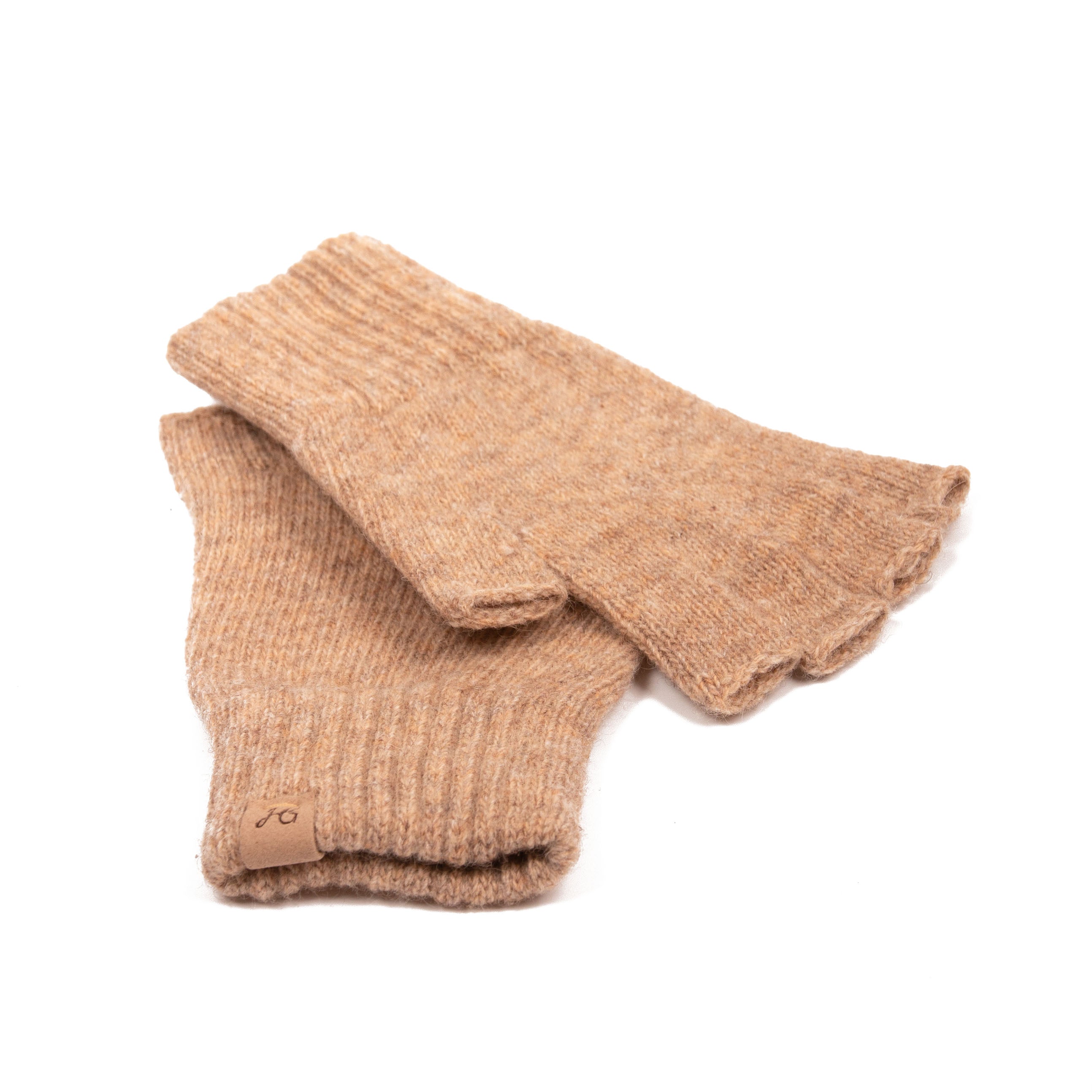 MARIE -  Halbfinger Strickhandschuhe