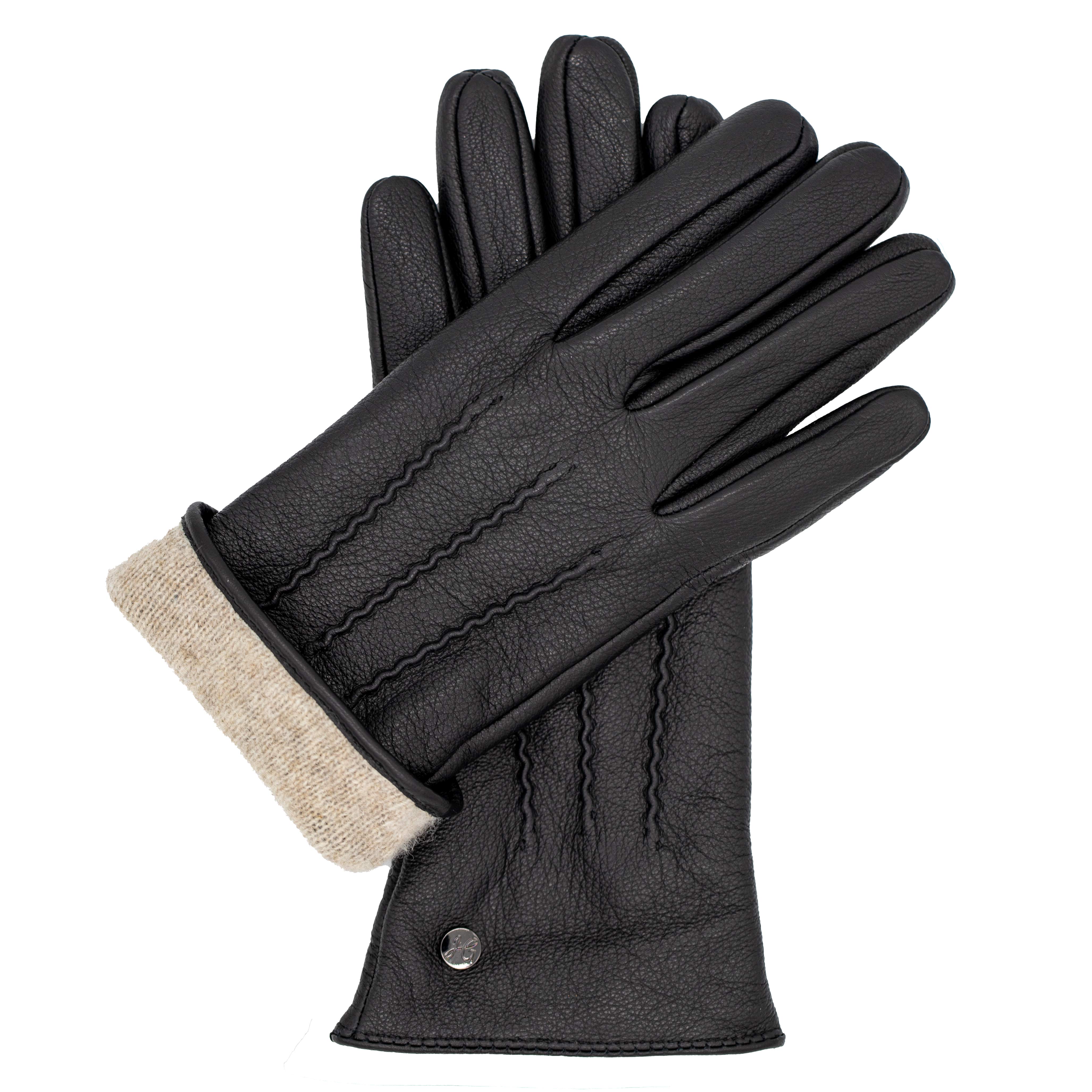 JESS – Ziegenlederhandschuhe mit Kaschmir Wolle Fütterung - Touchfunktion