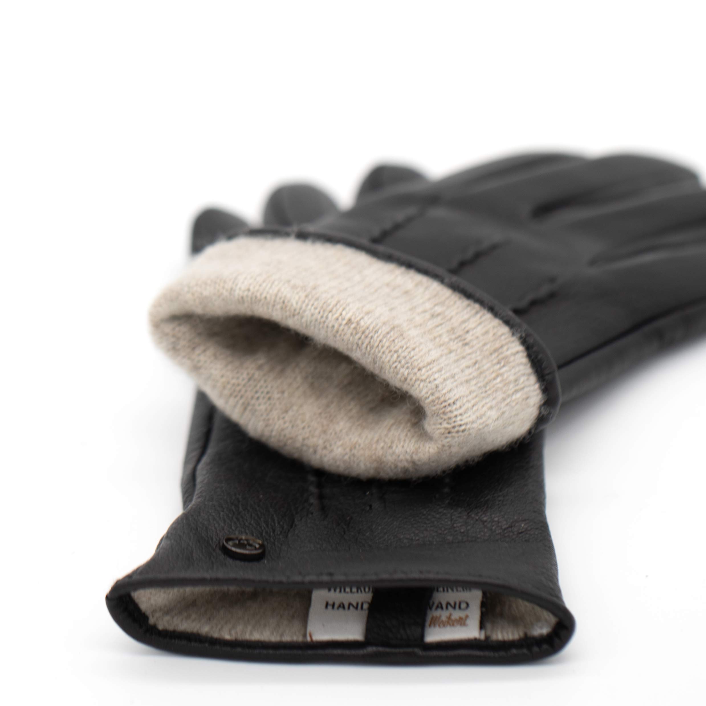 JESS – Ziegenlederhandschuhe mit Kaschmir Wolle Fütterung - Touchfunktion