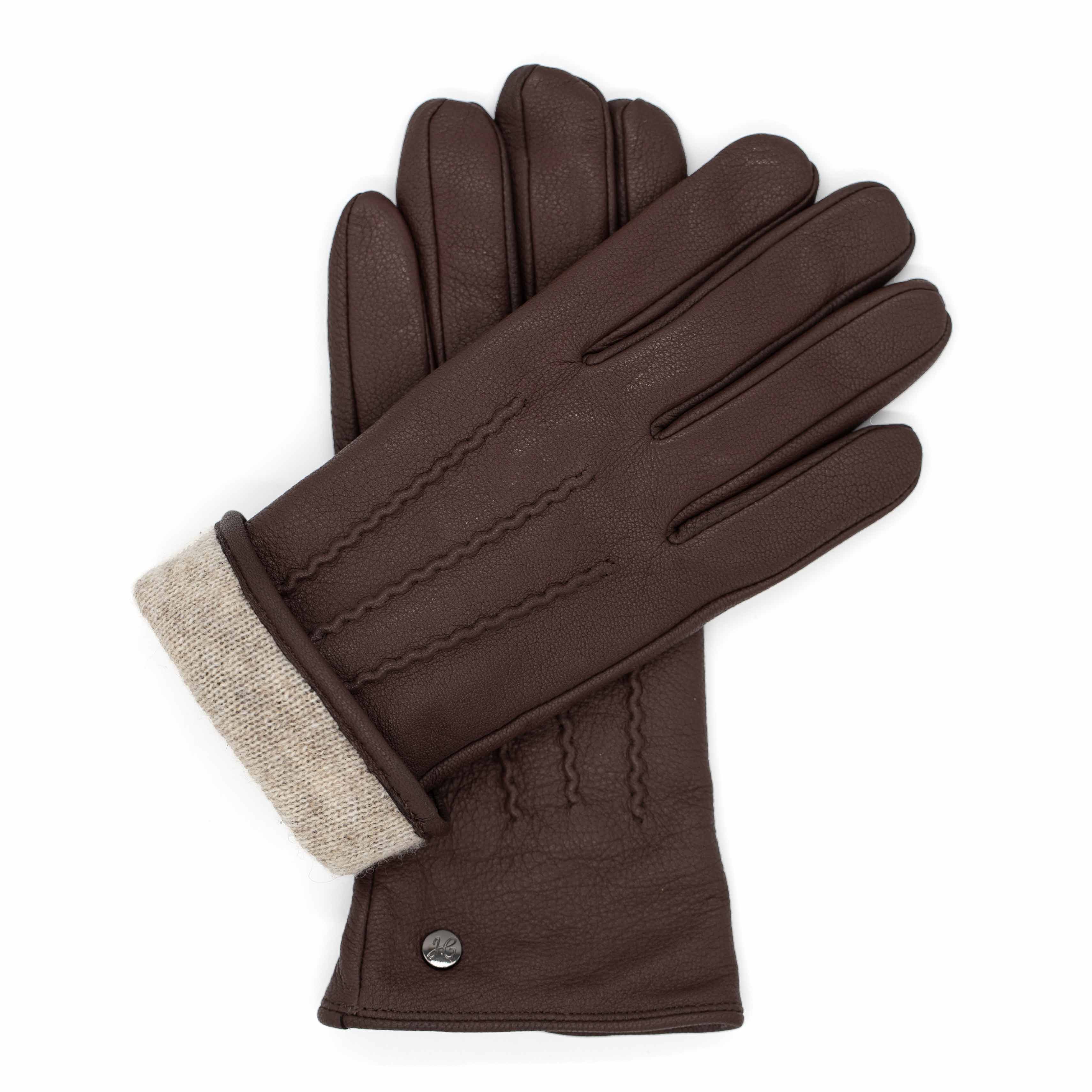 JESS – Ziegenlederhandschuhe mit Kaschmir Wolle Fütterung - Touchfunktion