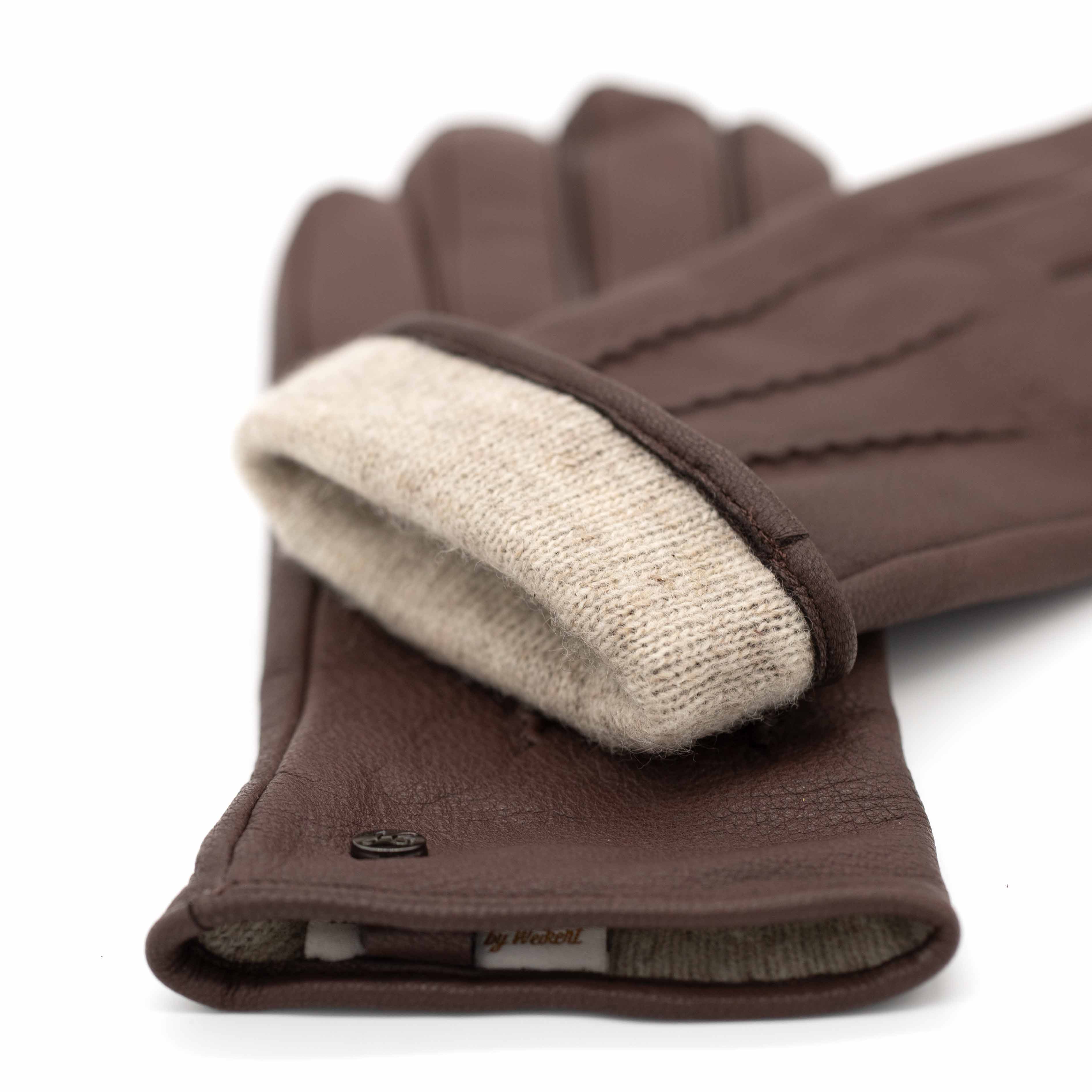 JESS – Ziegenlederhandschuhe mit Kaschmir Wolle Fütterung - Touchfunktion