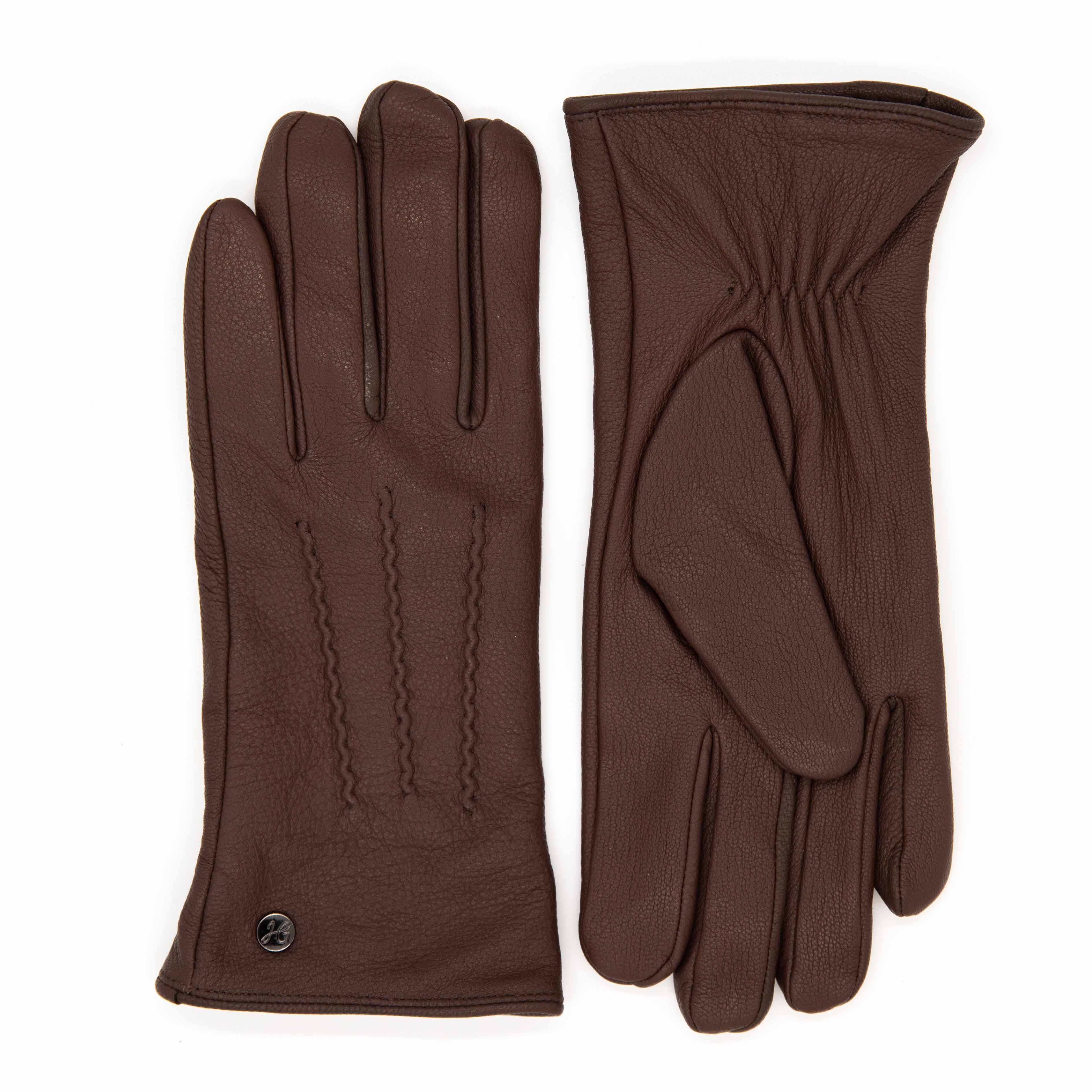 JESS – Ziegenlederhandschuhe mit Kaschmir Wolle Fütterung - Touchfunktion