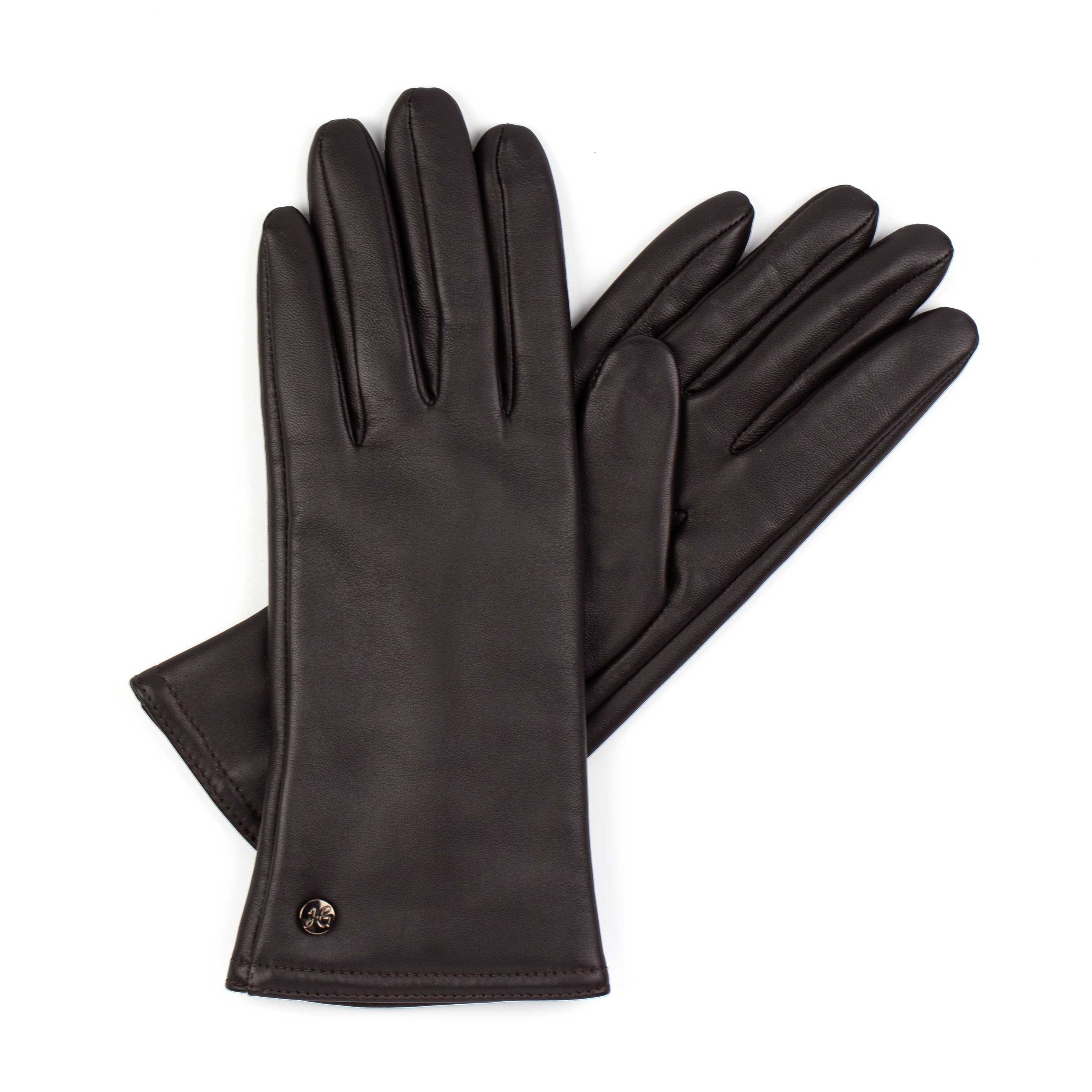 LIZ - Haarschaf Lederhandschuhe mit Kaschmir - Wolle Fütterung - Touchscreenfunktion