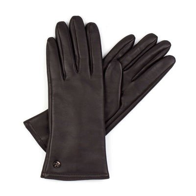 Produktbild von Harssidanzar Herren Lederhandschuhe Kaschmir Gefüttert Warm Touchscreen Handschuhe SM052EU,Schwarz,Größe XS