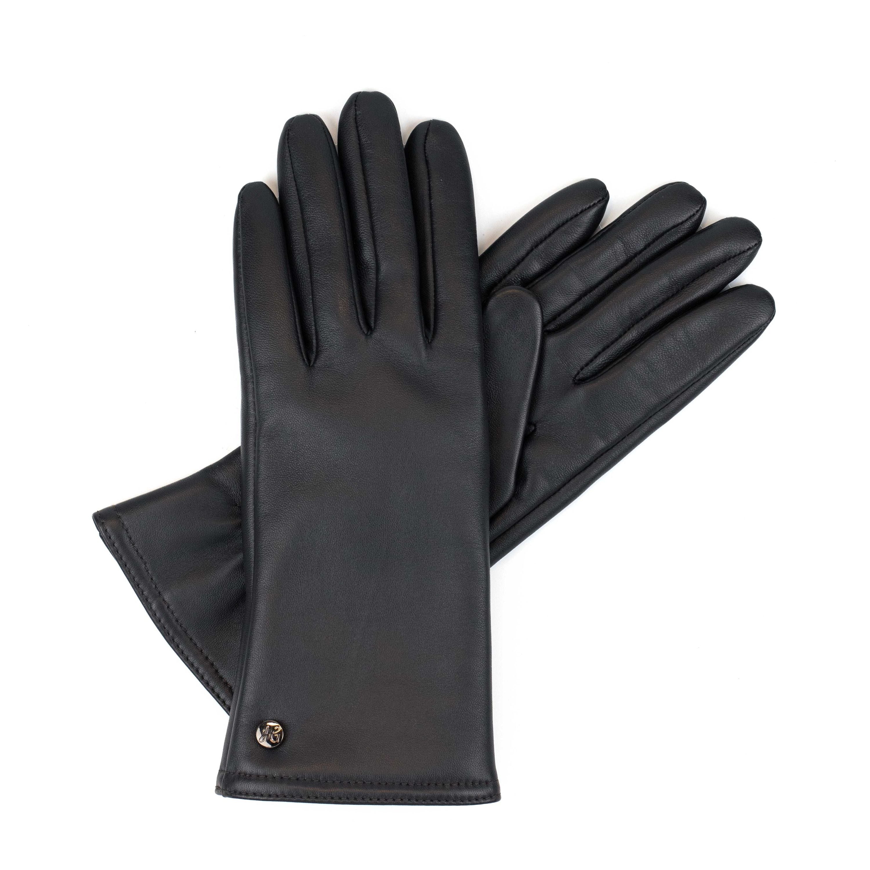 LIZ - Haarschaf Lederhandschuhe mit Kaschmir - Wolle Fütterung - Touchscreenfunktion