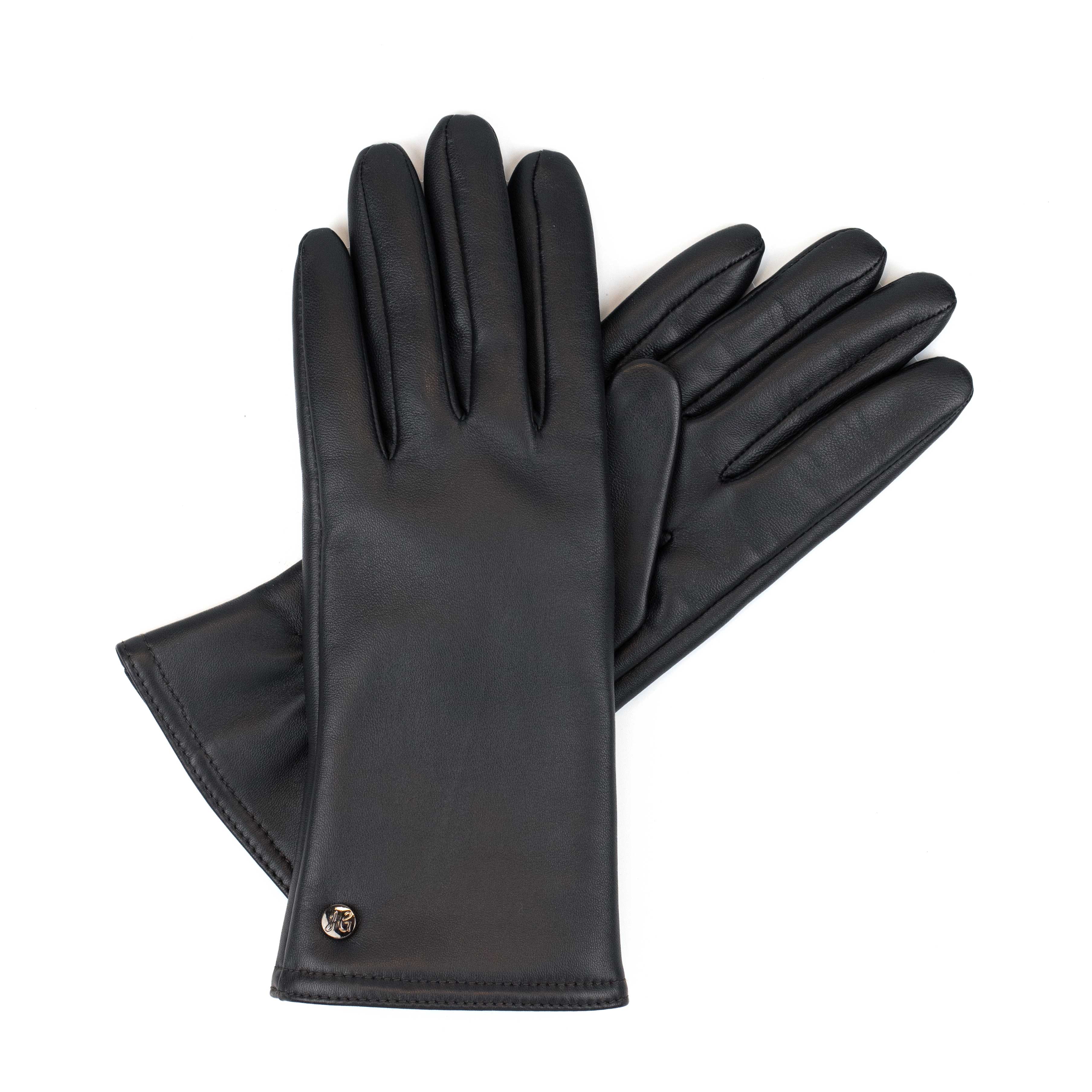 LIZ - Haarschaf Lederhandschuhe mit Kaschmir - Wolle Fütterung - Touchscreenfunktion