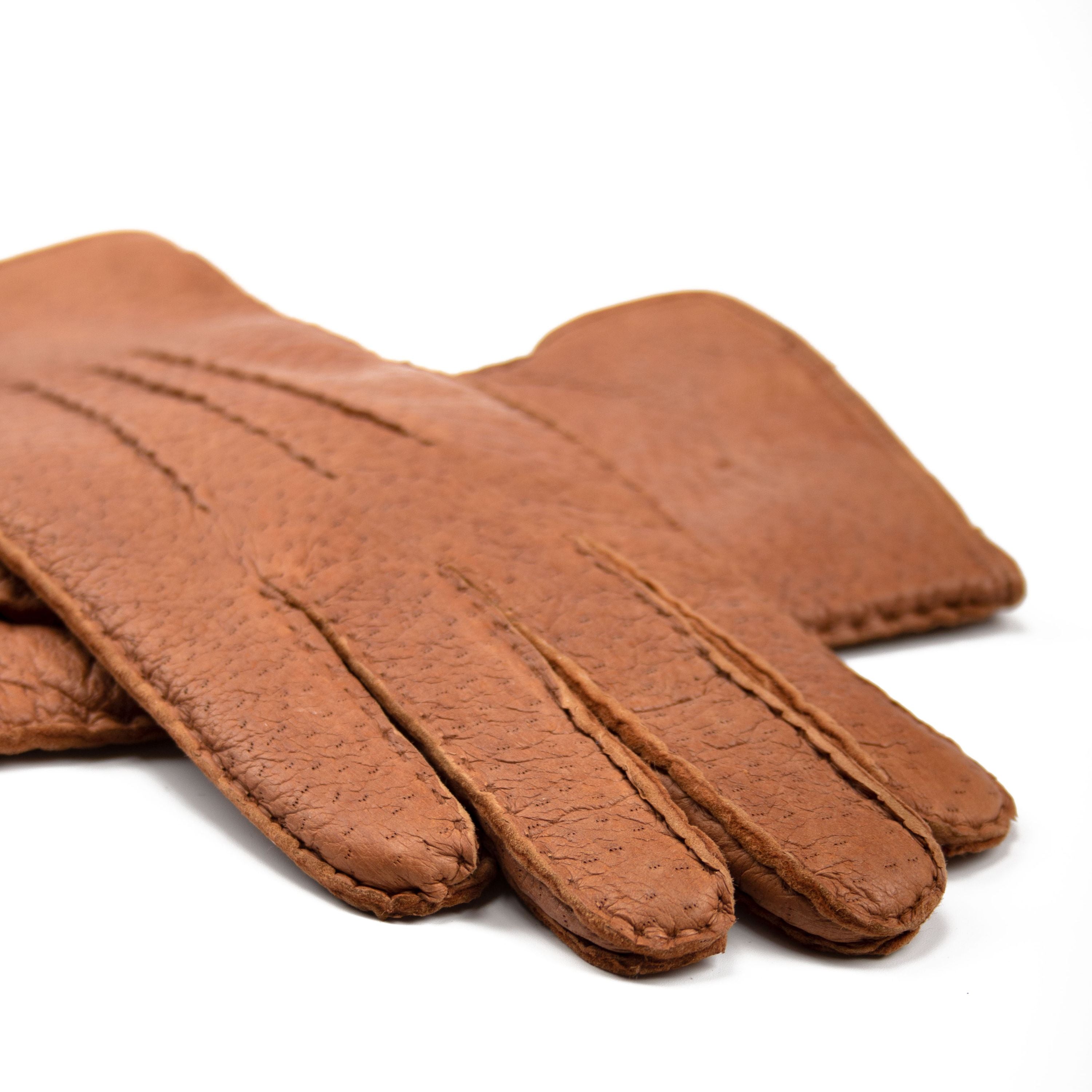 ERNA - Peccaryleder Damenhandschuhe mit Alpaka-Fütterung