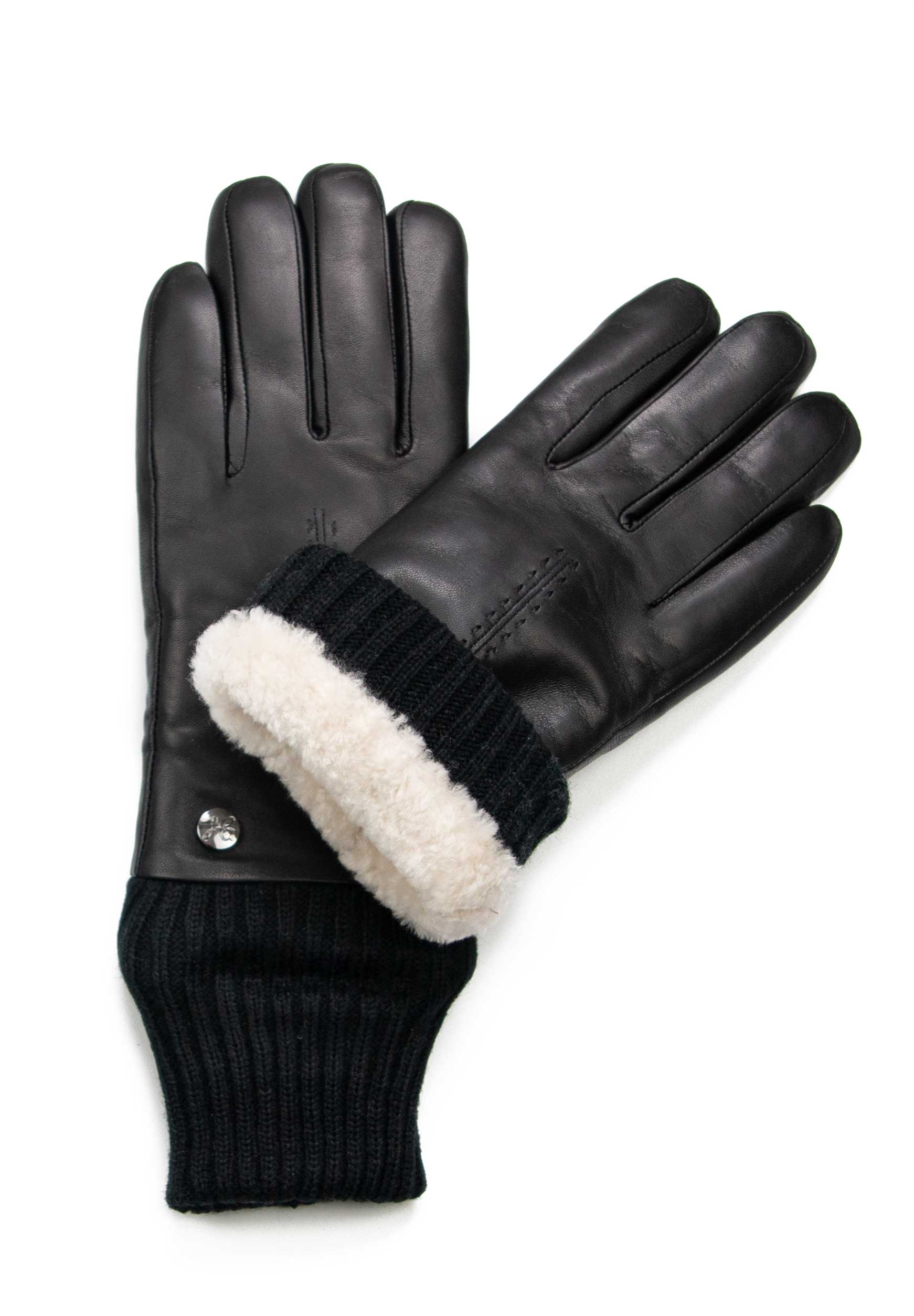 Milou - Lammleder Damenhandschuhe mit Lammfell-Fütterung - Touchfunktion