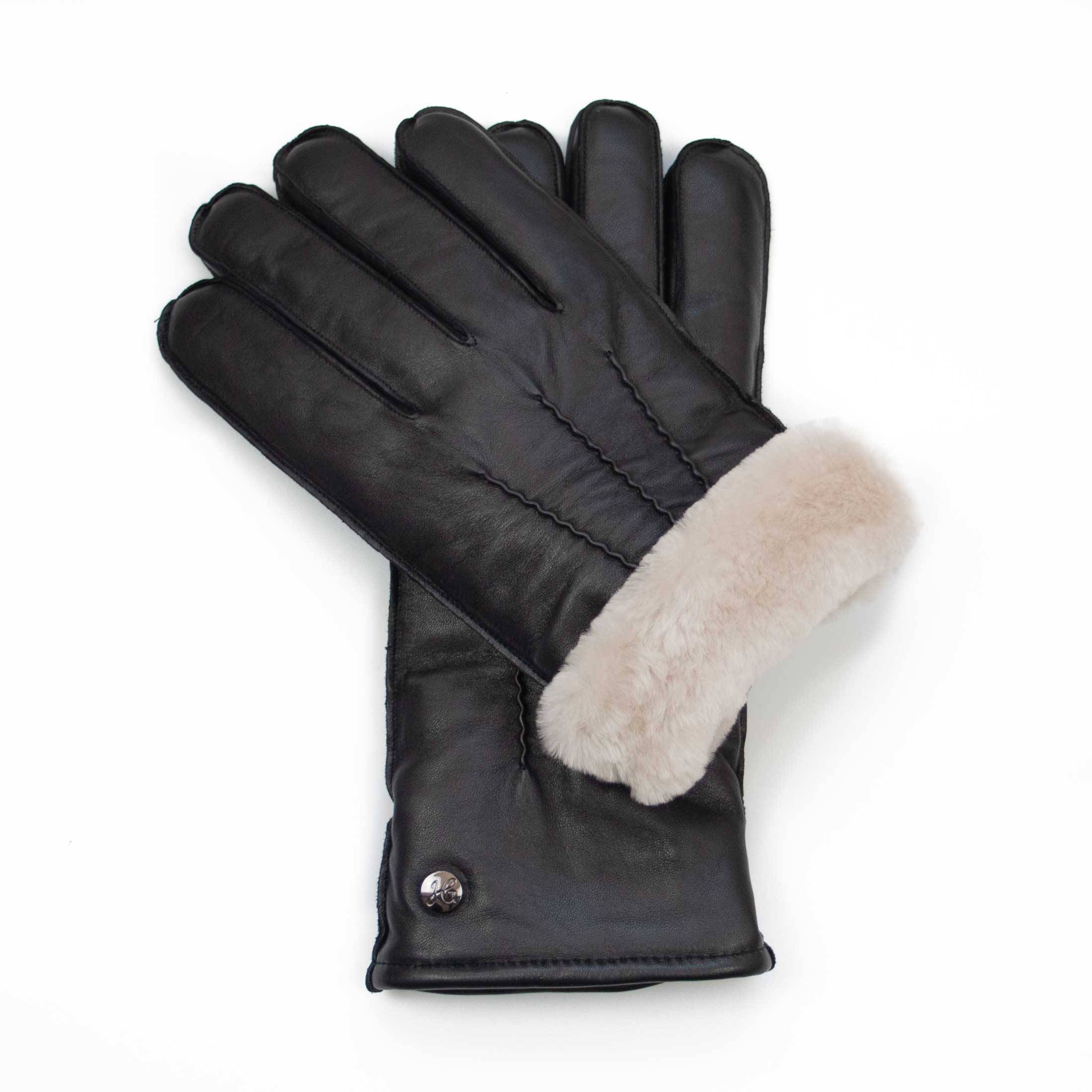Mr. PROKOP – Lammlederhandschuhe mit Lammfell-Fütterung - Touchfunktion