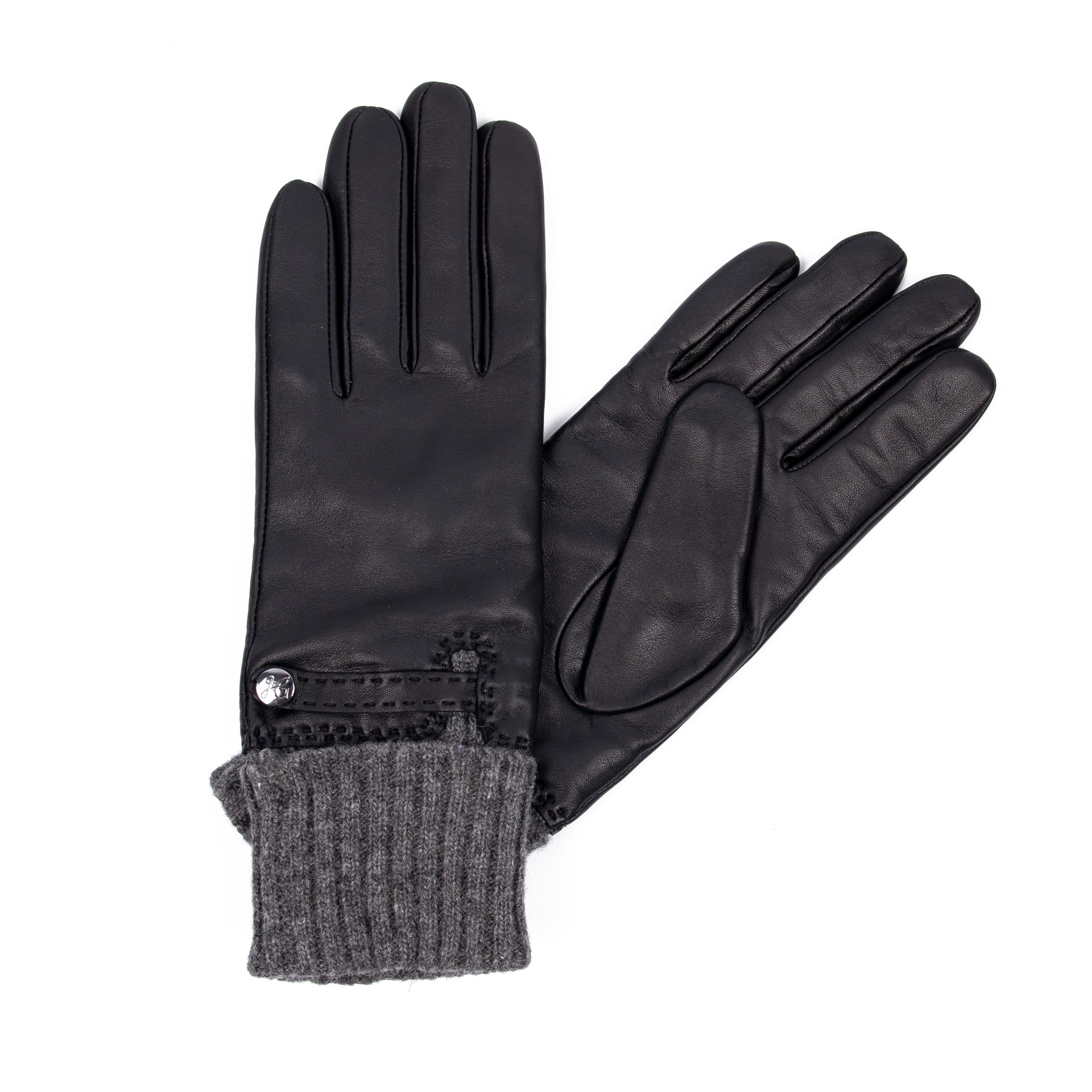 Stella - Lammlederhandschuhe mit Baumwolle-Innenhandschuhe - Touchfunktion