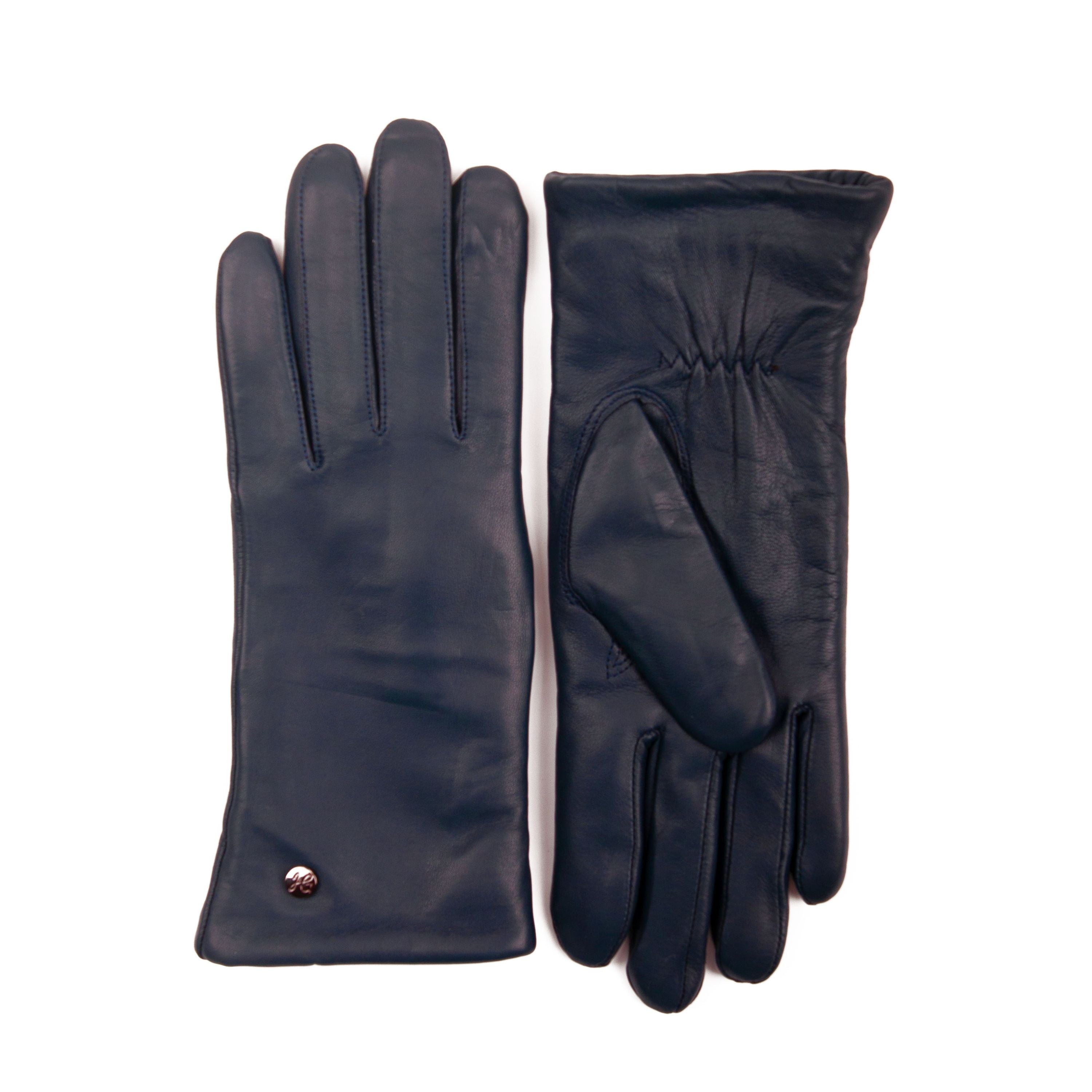 hochwertige damen handschuhe TRAUDL - Lammleder Damenhandschuhe mit Merino Lammfell-Fütterung